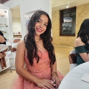 Pink Tulle Party Gown